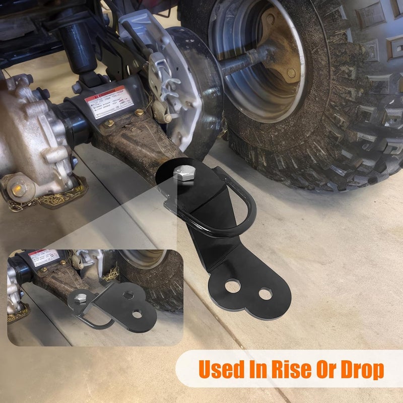 Chelhead UTV ATV Trailer Hitch, 3 Way Hitch Adapter 3500lbs for ATV UTV, 3" Drop/Rise, Fixed Reciever (3 Way Hitch Adapter) - Image 4